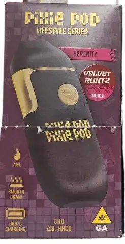 Pixie Pod Lifestyle Series 2G – Velvet Runtz Indica